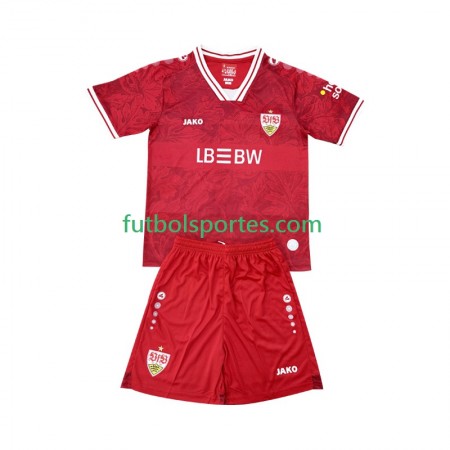 Camiseta VfB Stuttgart Niño Segunda Equipación 2025/2026